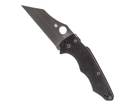 Spyderco Yojumbo Folding Wharncliffe Knife, Black - C253GPBBK