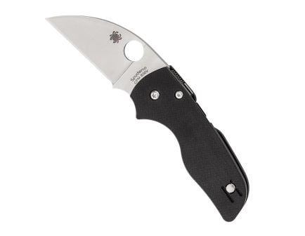 Spyderco Lil Native Folding Wharncliffe Knife, Black - C230GPWC
