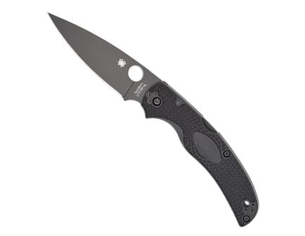 Spyderco Native Chief Lightweight Folding Drop Point Knife, Black - C244PBBK