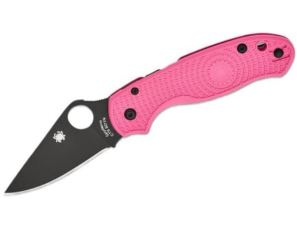 Spyderco Para 3 Lightweight Folding Clip Point Knife, Pink - C223PPNBK