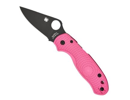 Spyderco Para 3 Lightweight Folding Clip Point Knife, Pink - C223PPNBK