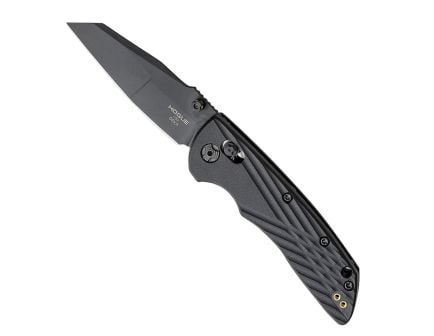 Hogue Deka Folding Knife, Modified Wharncliffe, Black - Versatile Blade, Sleek Handle, Secure Lock, Ideal for EDC and Tactical Use - 24366