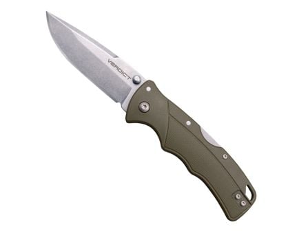 Cold Steel Verdict EDC Folding Knife, Spear Point, ODG - CS-FL-C3SPSSODGZ