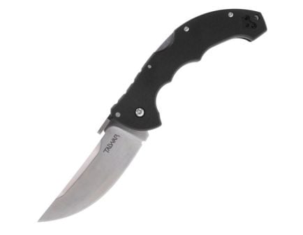 Cold Steel Talwar Folding Knife Straight Back, Black - Secure Lock, Designed for Tactical and Combat Use - CS-21TTL