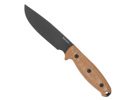 Cold Steel Republic Bushcraft Fixed Knife Drop Point Natural - Full Tang, Ideal for Bushcraft and Survival Situations - CS-FX-50FLD