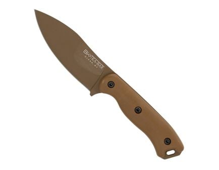 KA-BAR Knives Becker Nessmuk Fixed Knife Drop Point, Brown - BK19