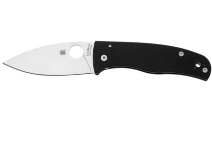 Spyderco Bodacious Folding Spear Point Knife, Black - C263GP