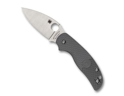 Spyderco Sage 5 Lightweight Maxamet Folding Drop Point Knife, Gray - C123PGY