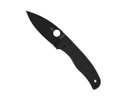 Spyderco Bodacious Folding Spear Point Knife, Black - C263GPBK