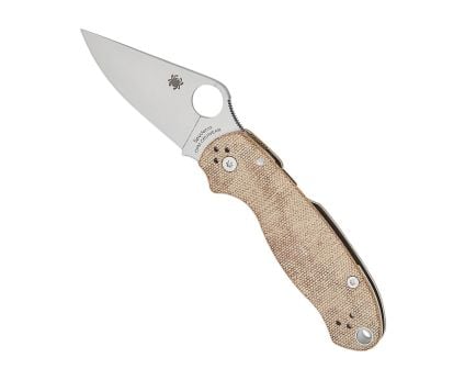 Spyderco Para 3 Folding Clip Point Knife, Brown - C223MPCW