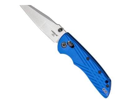 Hogue Deka Folding Knife Modified Wharncliffe Blue - Stylish Handle - 24363