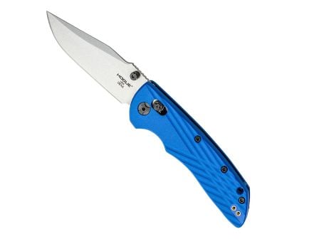 Hogue Deka Folding Knife Clip Point Blue - Versatile Handle - 24373