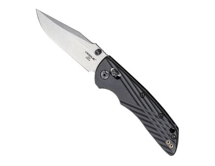 Hogue Deka Folding Knife, Clip Point, Black - Elegant Handle, Smooth Action, Secure Locking, Perfect for Everyday Carry and Tactical Use - 24379