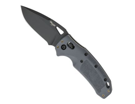Hogue Sig K320 Tactical Folding Knife Drop Point Gray - Durable, Lightweight and Reliable Handle - 36372