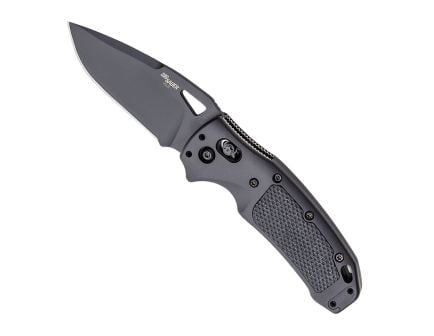 Hogue Sig K320 AXG Pro Folding Knife Drop Point Black - Durable, Lightweight and Reliable Handle - 36374