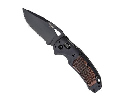 Hogue Sig K320 AXG Classic Folding Knife Drop Point Black - Durable, Lightweight and Reliable - 36377