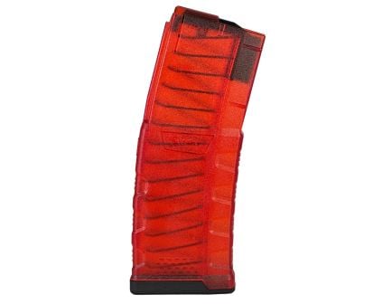 Mission First Tactical Extreme Duty 30rds .223 Remington/5.56x45mm Magazine, Translucent Red - EXDPM556-T-R