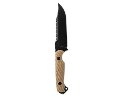 Toor Knives The Crewman Fixed Blade Clip Point Knife, Omaha Tan