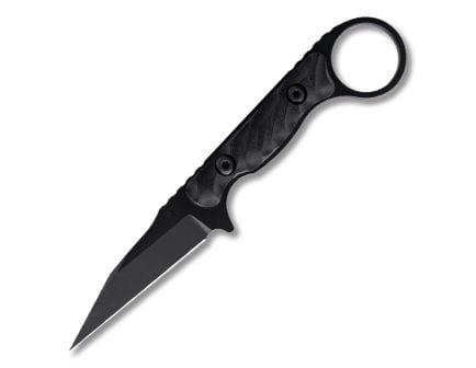 Toor Knives Jank Shank W Fixed Blade Wharncliffe Knife, Socom Black