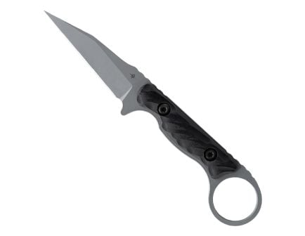 Toor Knives Jank Shank W Fixed Blade Wharncliffe Knife, Phantom Gray