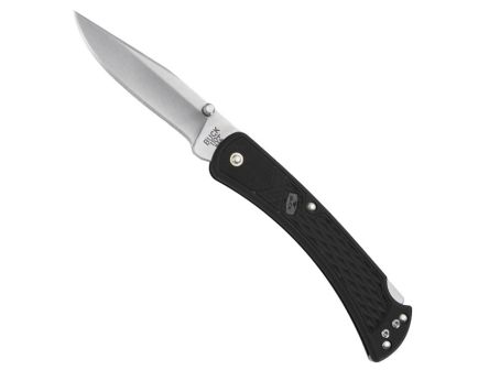 Buck 110 Slim Select Folding Clip Point Knife, Black - 0110BKS1-B