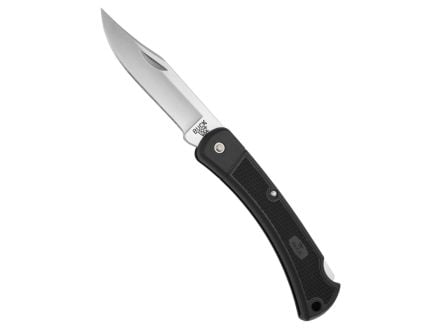 Buck Hunter LT Folding Clip Point Knife, Black - 0110BKSLT-B