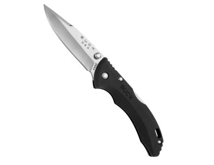 Buck 284 Bantam Folding Drop Point Knife, Black - 0284BKS-B
