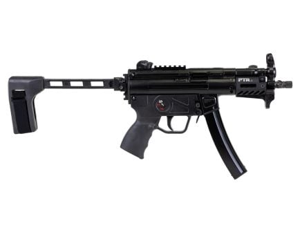 PTR Industries PTR-9KT 5.16" 9mm Pistol W/ Brace, Black