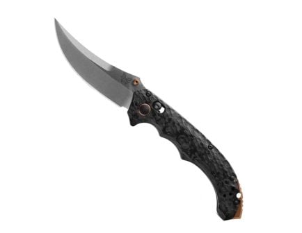 Benchmade Mini Bedlam Folding Scimitar Knife, Marbled - 865-02