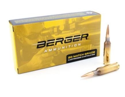 Berger Bullets Long Range Hybrid Target 6mm Creedmoor 109 gr OTM 20rds