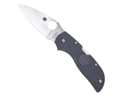Spyderco Chaparral Lightweight Folding Drop Point Knife, Gray - C152PGY