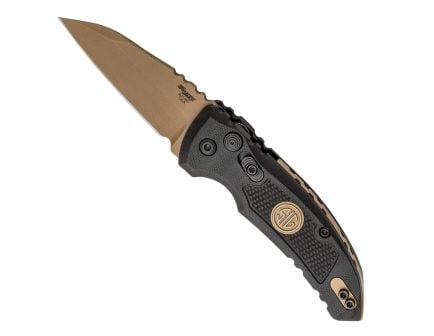 Hogue SIG A01-MicroSwitch Auto/Folding Knife Wharncliffe, Black