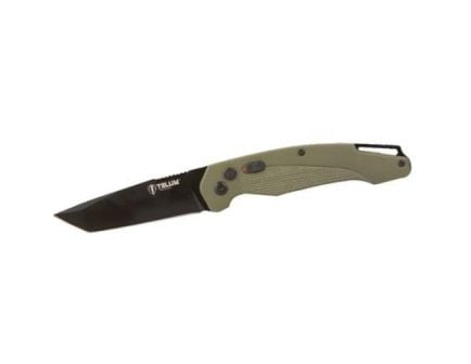 Telum Tactical Titan Folding Knife Tanto, OD Green