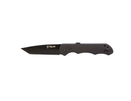 Telum Tactical Aftershock Folding Knife Tanto, Black
