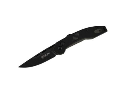 Telum Tactical Incinerator Folding Knife Drop Point, Black
