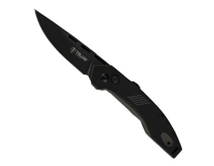 Telum Tactical Incinerator Folding Knife Drop Point, Black