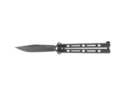 Kershaw Lucha - BlackWash Folding Knife Drop Point, Black