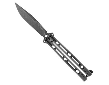 Kershaw Lucha - BlackWash Folding Knife Drop Point, Black