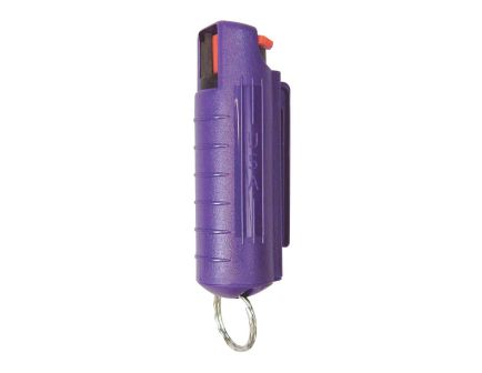 Personal Security 1/2 oz. Pepper Spray with Hard Case and Key Ring, Purple - EHC14PU-C