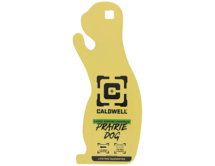 Caldwell Prairie Dog Target 0.25", Yellow