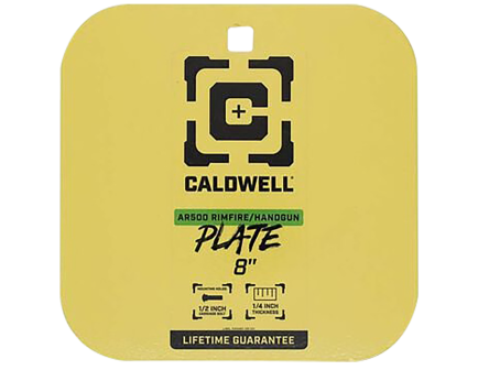 Caldwell Gong Target 8" x 8" x 0.25", Yellow