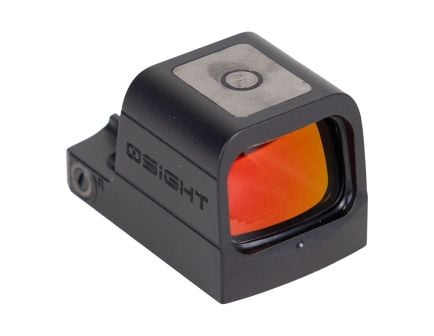 Osight S, 2MOA Dot + 32MOA Circle Red Dot Sight with Charging Cover, Black