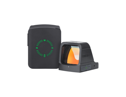 Osight X 3MOA Dot + 32MOA Circle Red Dot Sight w/ Charging Cover, Black