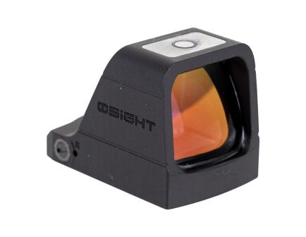 Osight X 3MOA Dot + 32MOA Circle Red Dot Sight w/ Charging Cover, Black