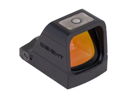 Osight X 3MOA Dot + 32MOA Circle Red Dot Sight w/ Charging Cover, Black