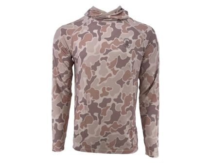 PSA Performance Hoodie with Logo, Sandshell Camo