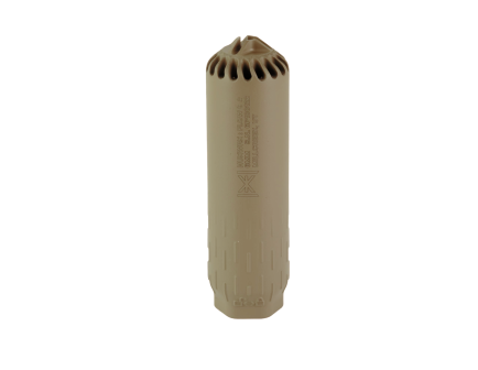 Huxwrx Flow 6k Rifle Suppressor, FDE - 2971