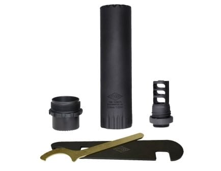 YHM Turbo T3 556mm Rifle Suppressor with Muzzle Brake