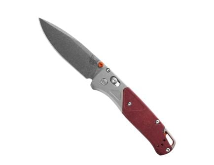Benchmade Bugout Folding Drop Point Knife, Redstone - 535-09