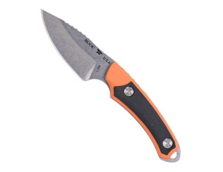Buck Alpha Scout Select Fixed Blade Drop Point Knife, Orange - 0662ORS-C